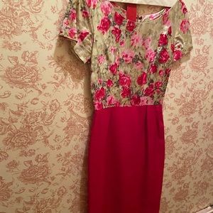 Vintage Pink Dress and Jacket Set Size XXS